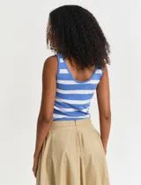 Blue Striped Tank Top