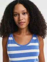 Blue Striped Tank Top