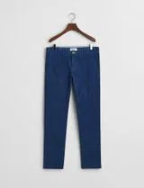 Pantalon Chino Slim Sunfaded Bleu