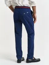 Pantalon Chino Slim Sunfaded Bleu