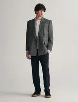 Camisa Slim Fit Classic Oxford Azul