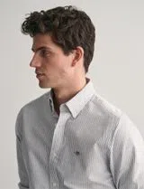 Camisa Slim Fit Classic Oxford Azul