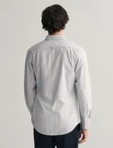 Camisa Slim Fit Classic Oxford Azul