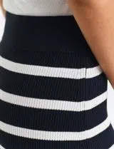 Saia de malha justa Azul