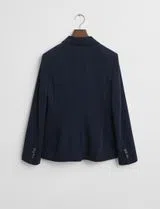 Blazer Slim Pique Azul