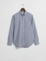 Chemise Reg Sailing Fil Coupe Bleu