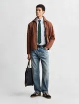 Camisa de popelina Classic regular fit Azul