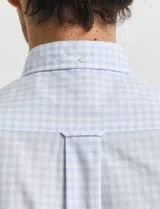 Camisa Regular Fit Gingham Poplin Azul