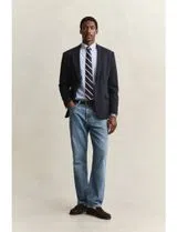 Camisa Regular Fit Classic Oxford Azul
