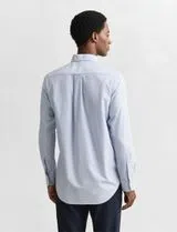 Camisa Regular Fit Classic Oxford Azul