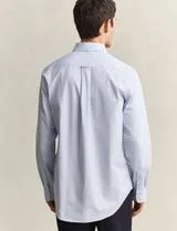 Camisa Oxford Regular Fit Pinpoint Azul