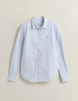 Slim Stretch Oxford Shirt Blue