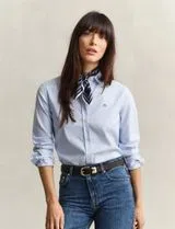 Slim Stretch Oxford Shirt Blue