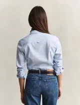 Slim Stretch Oxford Shirt Blue