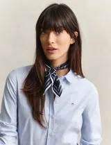 Slim Stretch Oxford Shirt Blue