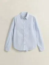 Classic Regular Fit Blue Poplin Shirt