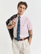 Classic Regular Fit Poplin Shirt Pink