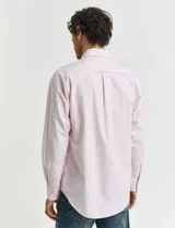Camisa Oxford Regular Fit Clásica Rosa
