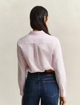 Camisa Clásica Regular de Popelín Rosa