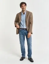 Pantalones de mezclilla Regular Azul