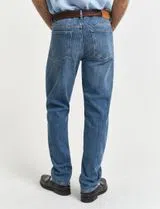 Pantalones de mezclilla Regular Azul