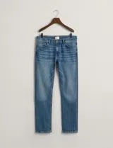 Pantalones de mezclilla Regular Azul