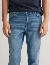 Pantalones de mezclilla Regular Azul