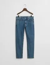 Calças de ganga Slim Clean Wash Azul