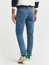 Calças de ganga Slim Clean Wash Azul