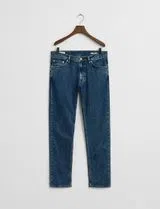 Calças de ganga Slim Clean Wash Azul