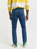 Calças de ganga Slim Clean Wash Azul