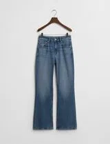 Blue Slim Flare Jeans