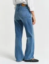 Blue Slim Flare Jeans
