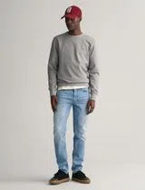 Regular Blue Denim Jeans