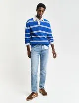 Regular Blue Denim Jeans
