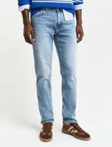Regular Blue Denim Jeans
