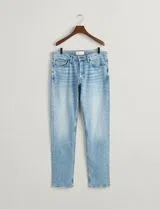 Regular Blue Denim Jeans