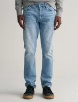 Regular Blue Denim Jeans