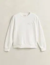 Beige Tonal Shield Sweatshirt