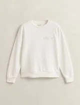 Beige Tonal Shield Sweatshirt