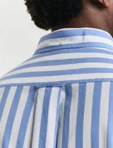 Classic Reg Stripe Poplin Shirt Blue