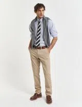 Camisa Reg Classic Poplin Check Azul