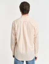 Camisa Reg Classic Poplin Stripe Laranja