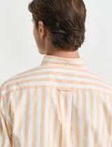 Camisa Reg Classic Poplin Stripe Laranja
