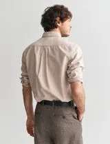 Regular Fit Classic Oxford Shirt Beige