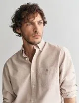 Regular Fit Classic Oxford Shirt Beige