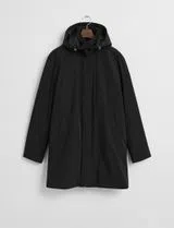 Casaco acolchoado Car Coat Preto