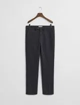Slim Herringbone Grey Trousers