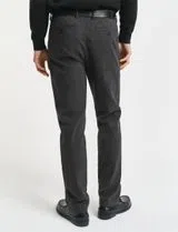 Slim Herringbone Grey Trousers
