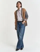 Cardigan Varsity Castanho